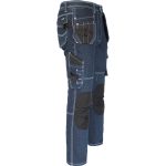 Pracovné rifľové nohavice strečové JEANS WORK BLUE