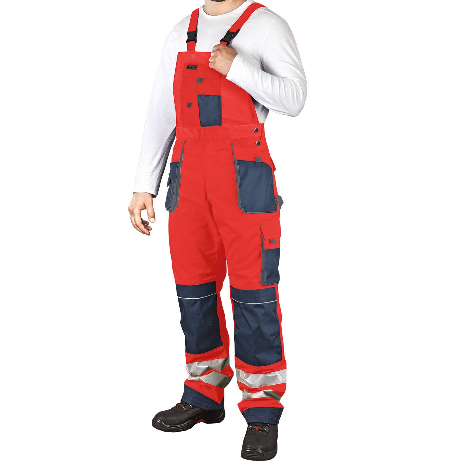 Reflexné nohavice na traky PROFI HIVIS NAVY 116516