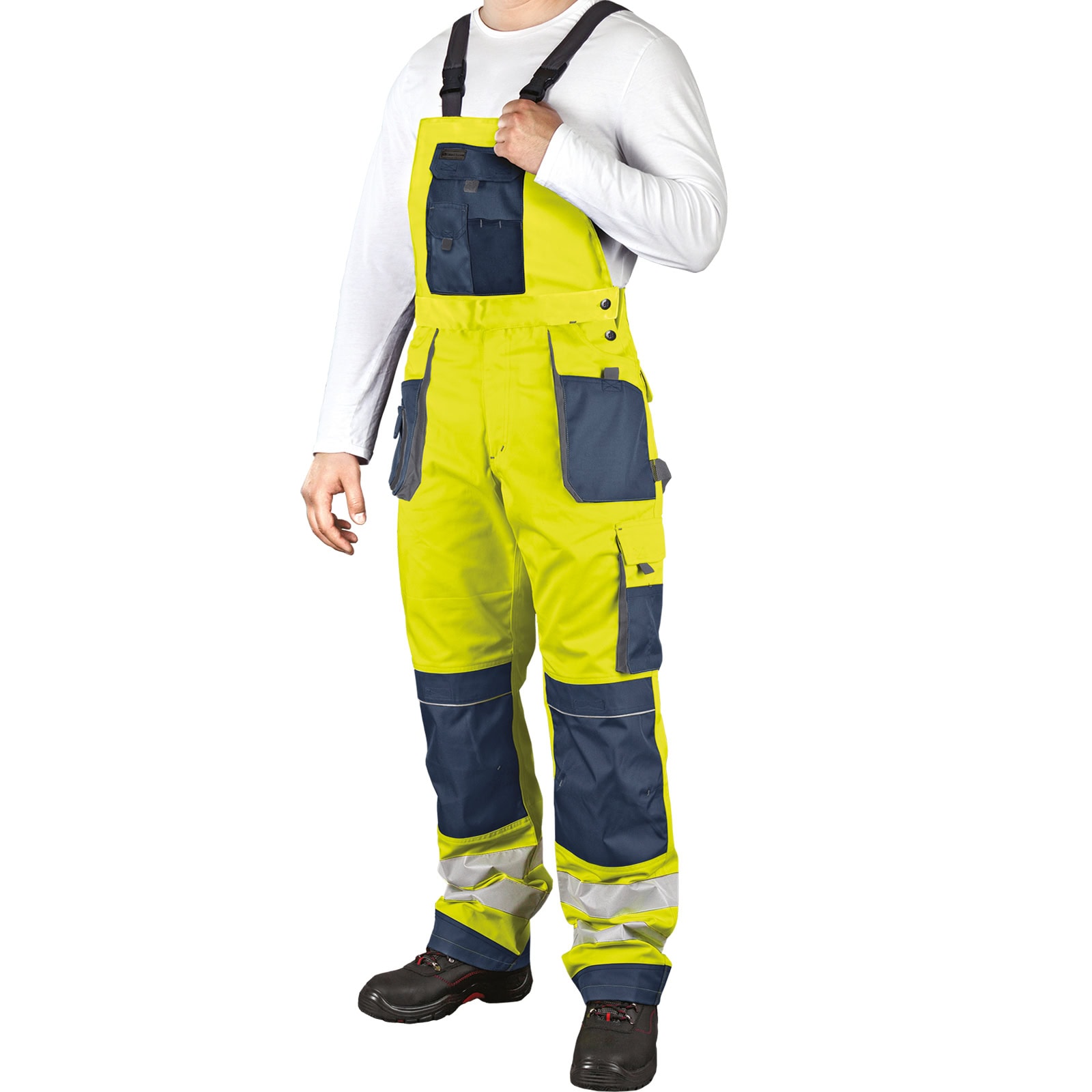 Reflexné nohavice na traky PROFI HIVIS NAVY 116499