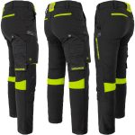 Pracovné strečové nohavice RAUT BLACK