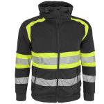 Pracovná reflexná mikina s kapucňou na zips RAUTEX