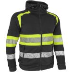 Pracovná reflexná mikina s kapucňou na zips RAUTEX