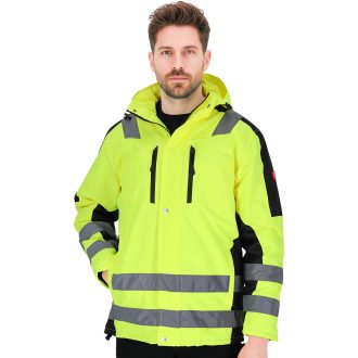 Dlhá reflexná zimná pracovná bunda GLASGOW