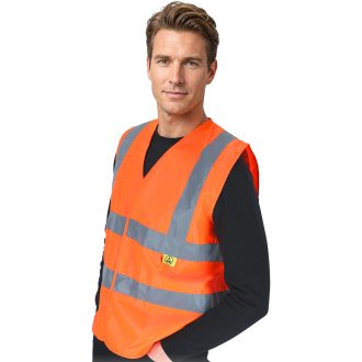 Reflexná pracovná vesta ALEXIS ESD