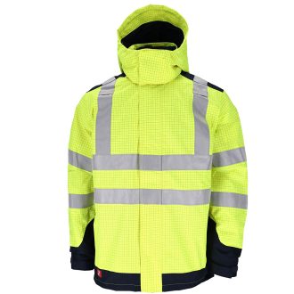 Nehorľavá antistatická reflexná bunda 3V1 MULTISTA