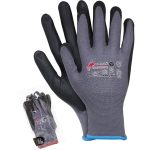 Máčané pracovné rukavice antistatické DRAGON™ BLACKFOAM ESD