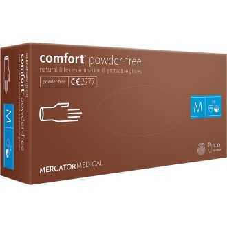 Diagnostické latexové rukavice 100ks MERCATOR Comfort® nepúdrované