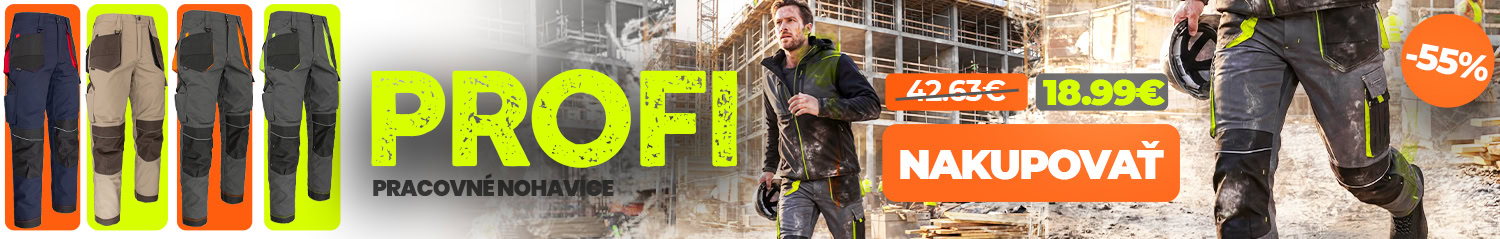 Bezpečnostná čiapka s ABS škrupinou PROFI HIVIS