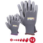 Pracovné rukavice polomáčané REPO FAMILY GREY