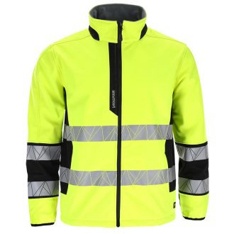 Reflexná softshellová pracovná bunda KRAST