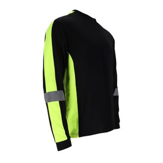 Reflexné pracovné tričko s dlhým rukávom EVIS