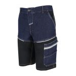 Pracovné rifľové kraťasy strečové JEANS TECH BLUE